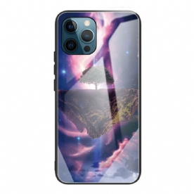 Hoesje voor iPhone 13 Pro Wereldboom Gehard Glas