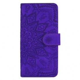 Leren Hoesje voor iPhone 13 Pro Barokke Mandala