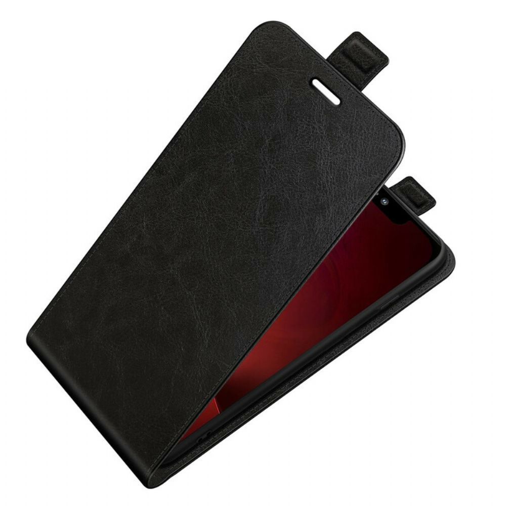 Leren Hoesje voor iPhone 13 Pro Folio-hoesje Verticale Flap Leereffect