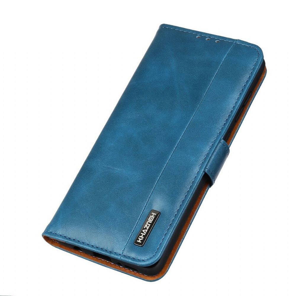 Leren Hoesje voor iPhone 13 Pro Khazneh Elegantie Leerstijl