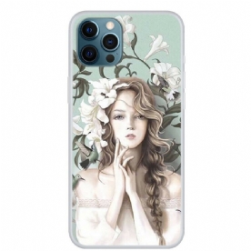 Telefoonhoesje voor iPhone 13 Pro De Bloemenvrouw