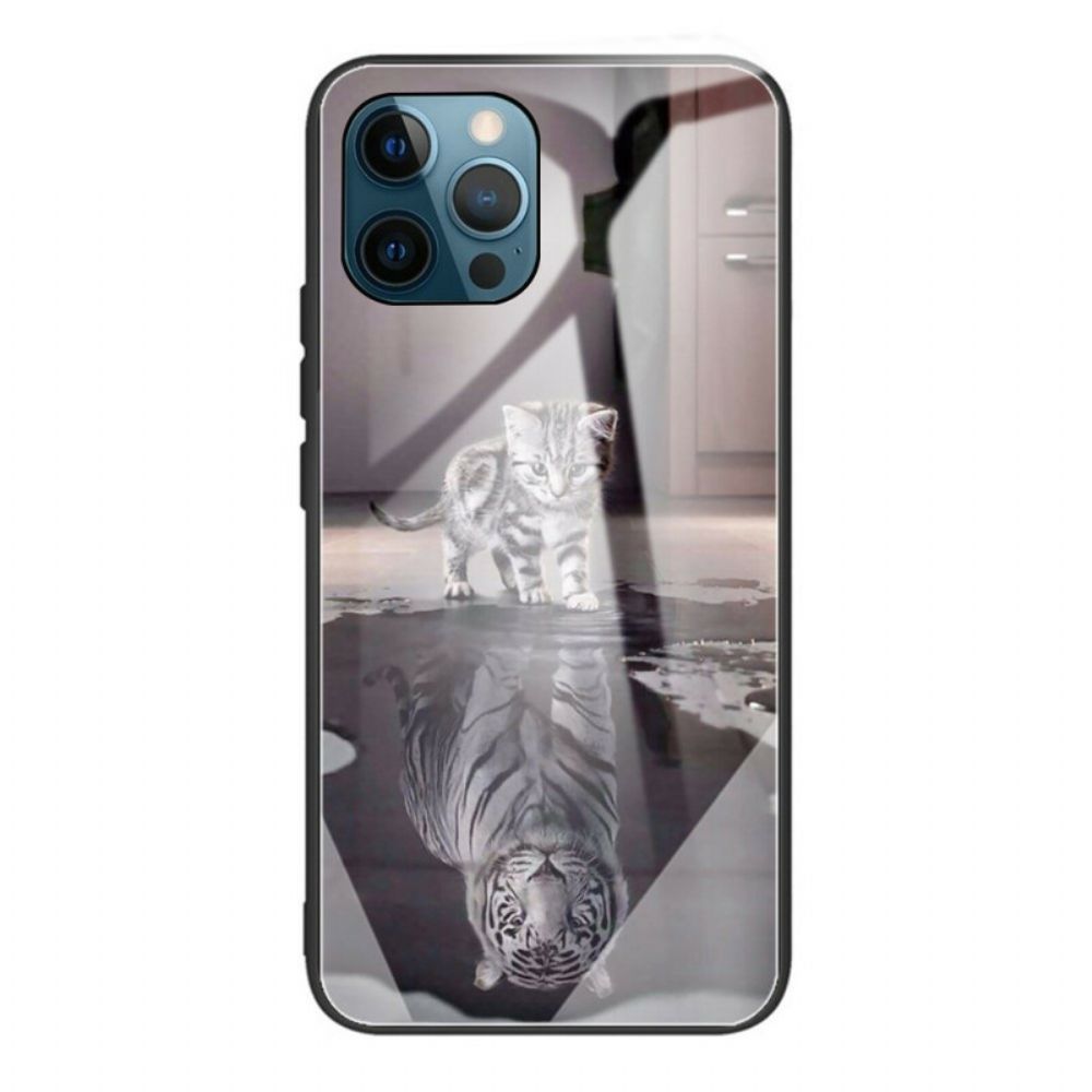 Telefoonhoesje voor iPhone 13 Pro Kitten Dream Gehard Glas