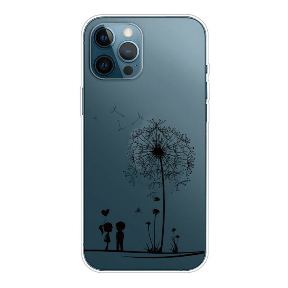 Telefoonhoesje voor iPhone 13 Pro Paardebloem Liefde