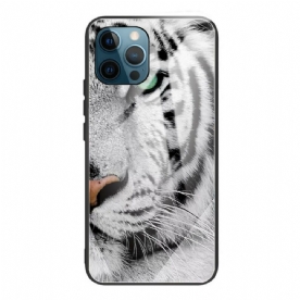 Telefoonhoesje voor iPhone 13 Pro Tijger Gehard Glas