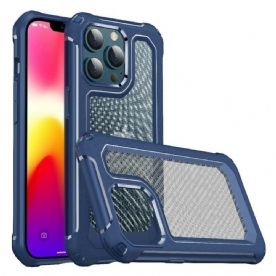 Telefoonhoesje voor iPhone 13 Pro Transparante Koolstofvezeltextuur