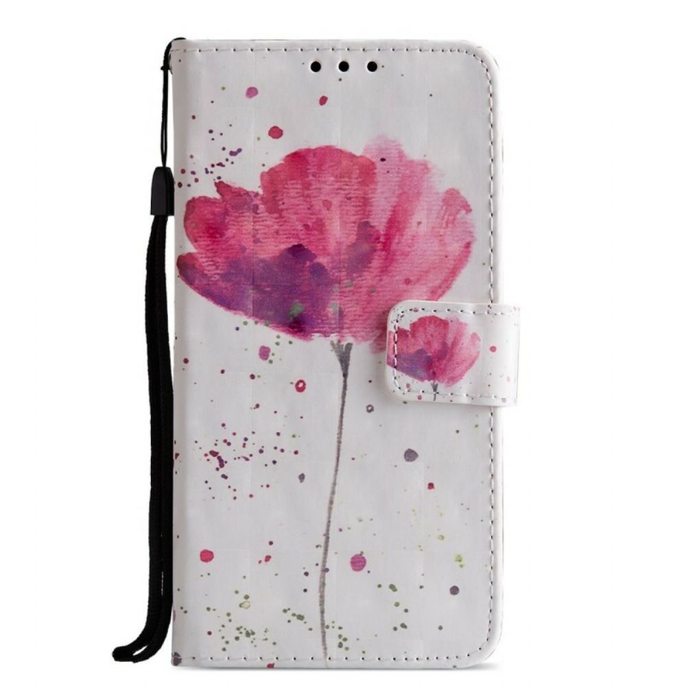 Hoesje Folio-hoesje voor Huawei P20 3d Aquarel Halternek