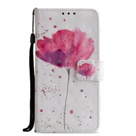 Hoesje Folio-hoesje voor Huawei P20 3d Aquarel Halternek