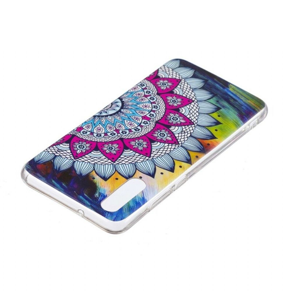 Hoesje voor Huawei P20 Fluorescerende Kleurrijke Mandala