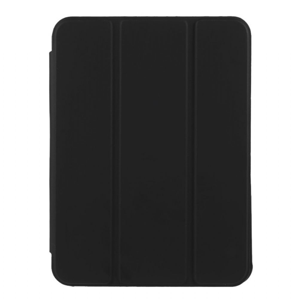 Bescherming Hoesje voor iPad Mini 6 (2021) Drie Flap Skin Touch Design