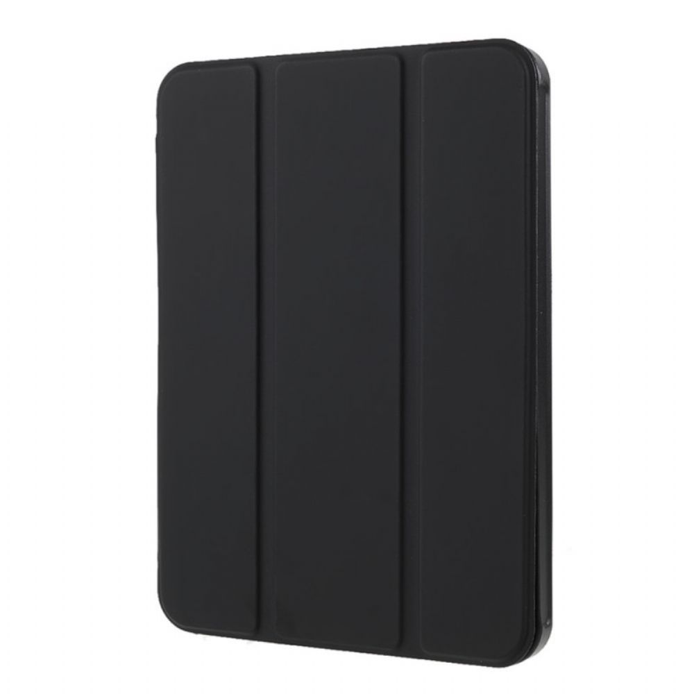 Bescherming Hoesje voor iPad Mini 6 (2021) Drie Flap Skin Touch Design