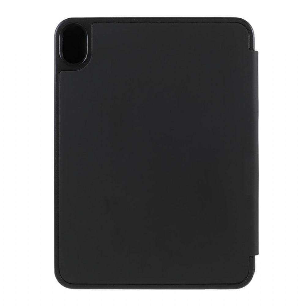 Bescherming Hoesje voor iPad Mini 6 (2021) Drie Flap Skin Touch Design