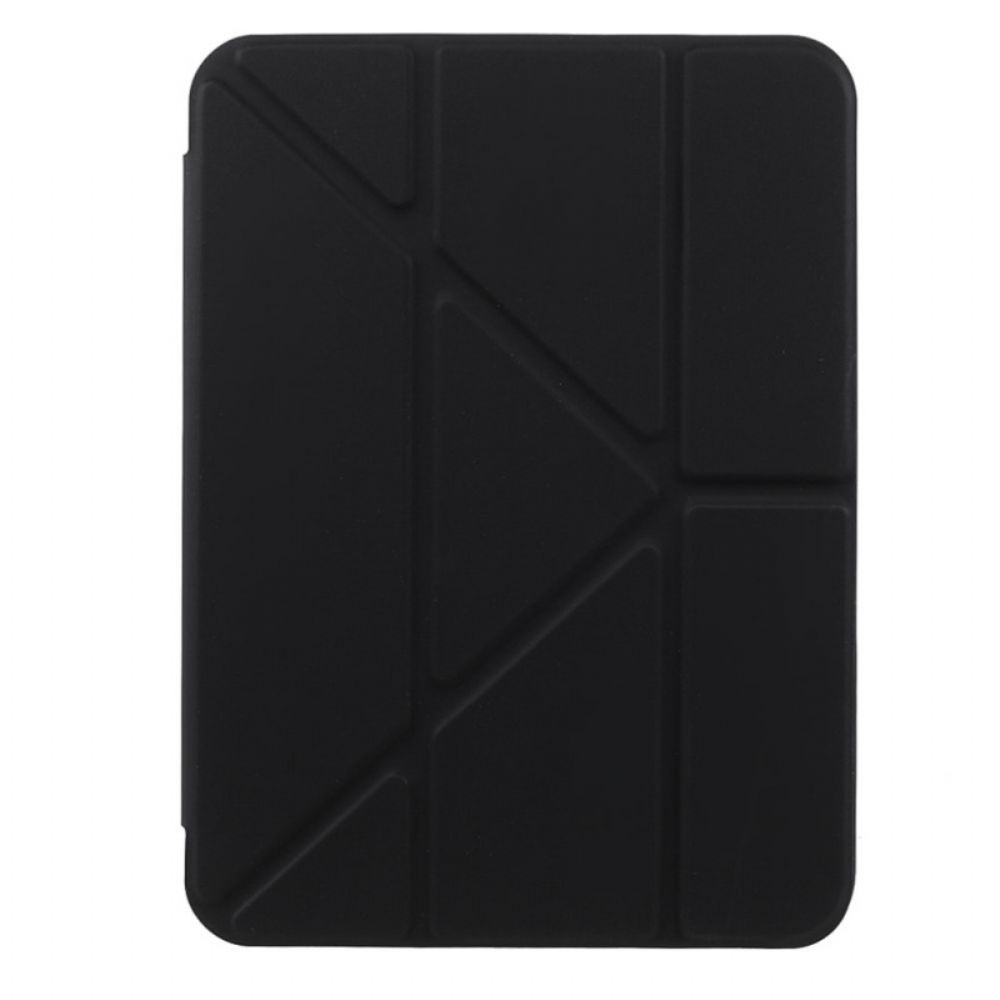 Bescherming Hoesje voor iPad Mini 6 (2021) Origami Lederen Stijl