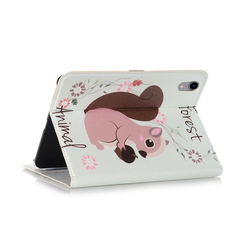 Case voor iPad Mini 6 (2021) Cartoon Eekhoorn