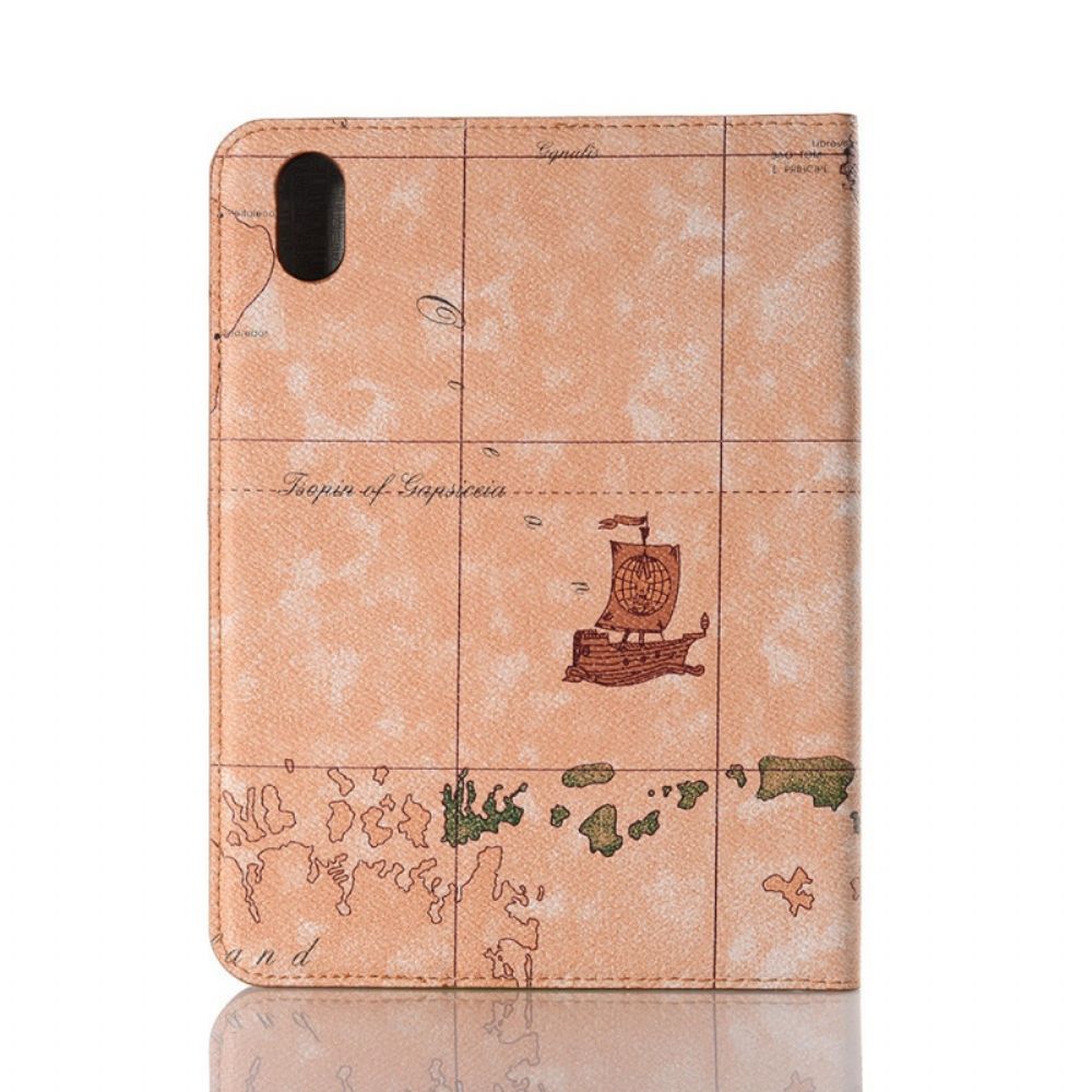 Case voor iPad Mini 6 (2021) Vintage Kaart