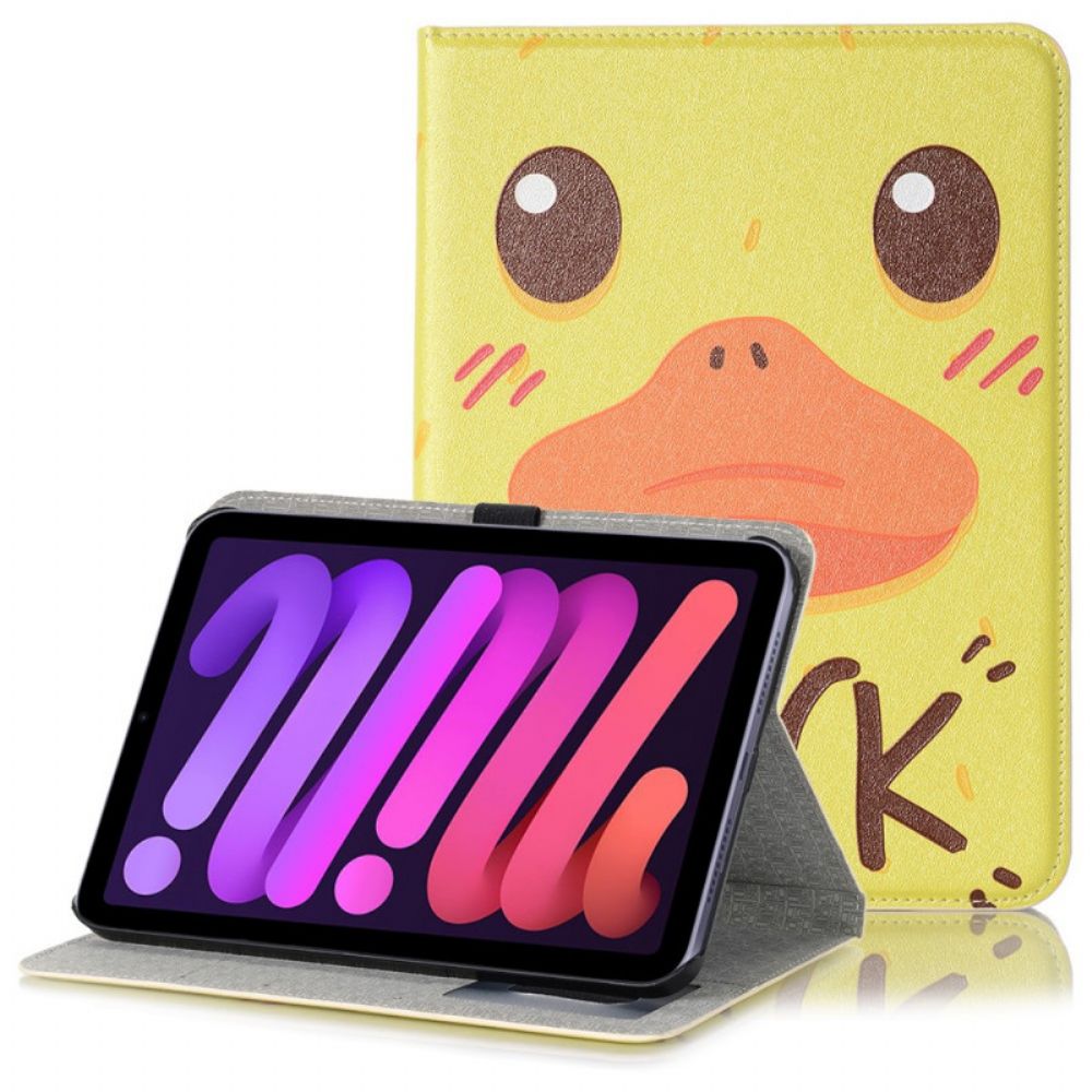 Cover voor iPad Mini 6 (2021) Cartoon Eend