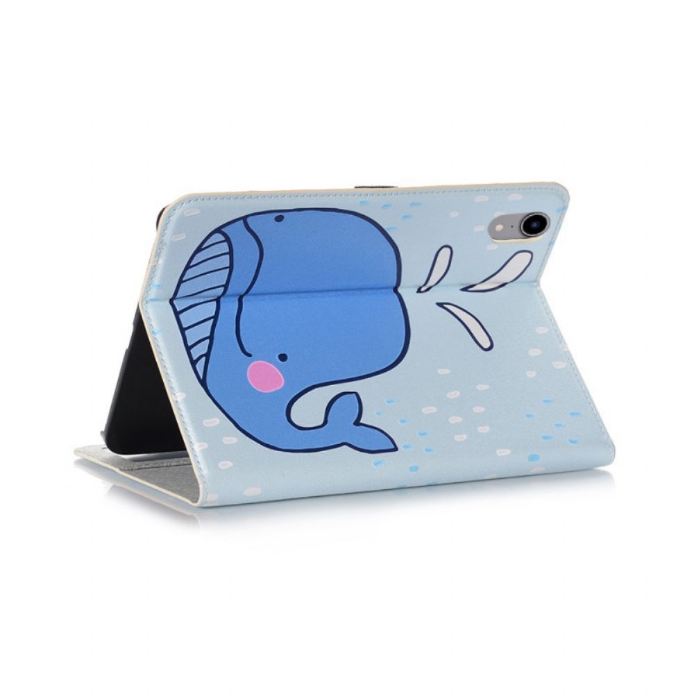 Cover voor iPad Mini 6 (2021) Cartoon Walvis