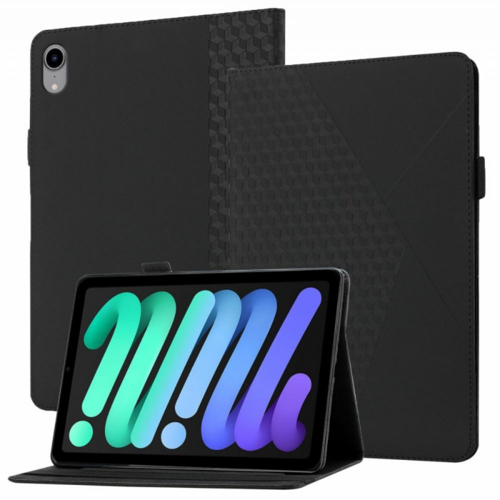 Cover voor iPad Mini 6 (2021) Getextureerde Elastische Band