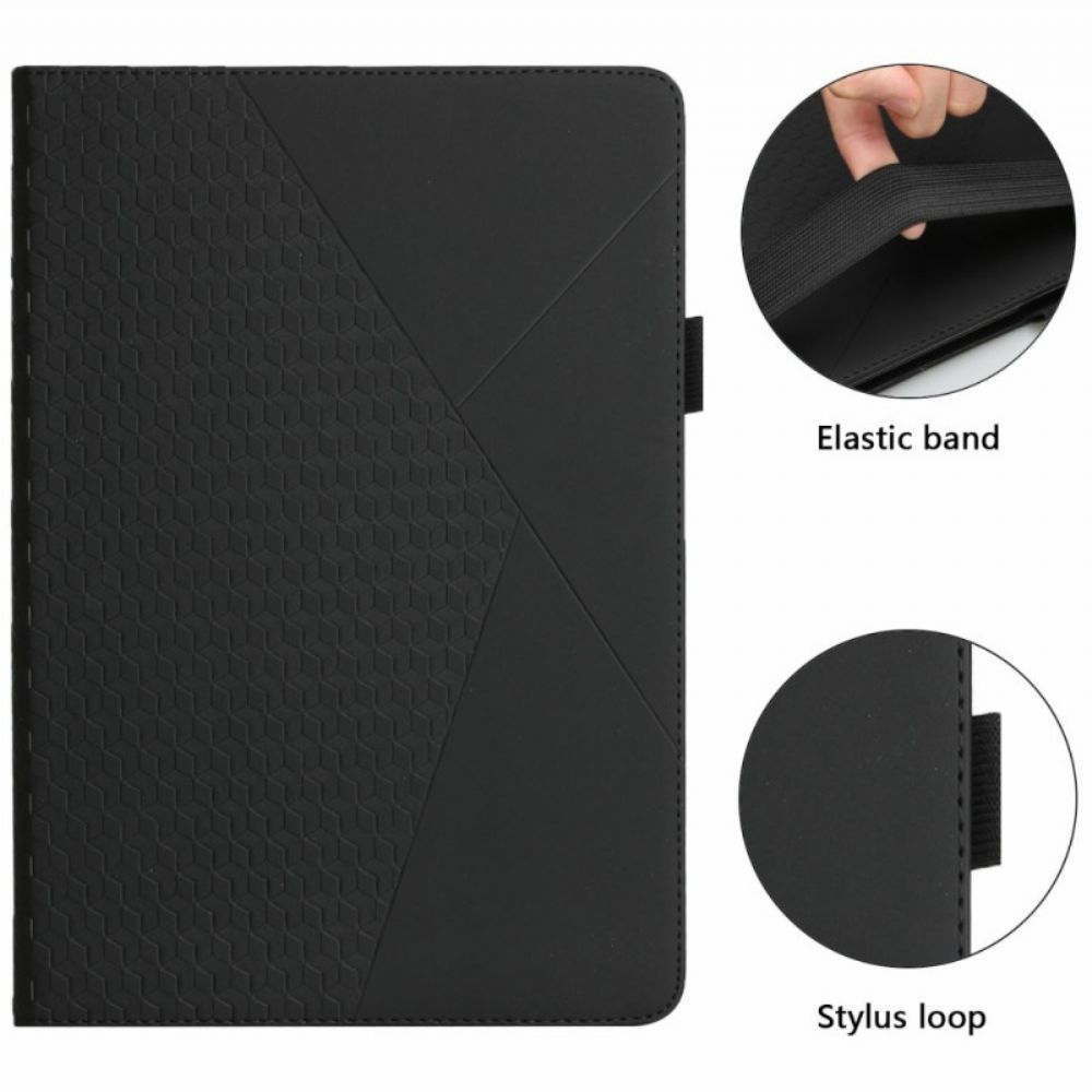 Cover voor iPad Mini 6 (2021) Getextureerde Elastische Band