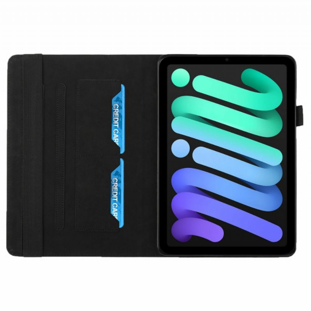 Cover voor iPad Mini 6 (2021) Getextureerde Elastische Band