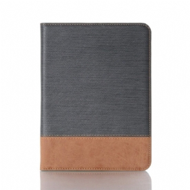 Cover voor iPad Mini 6 (2021) Tweekleurig Getextureerd