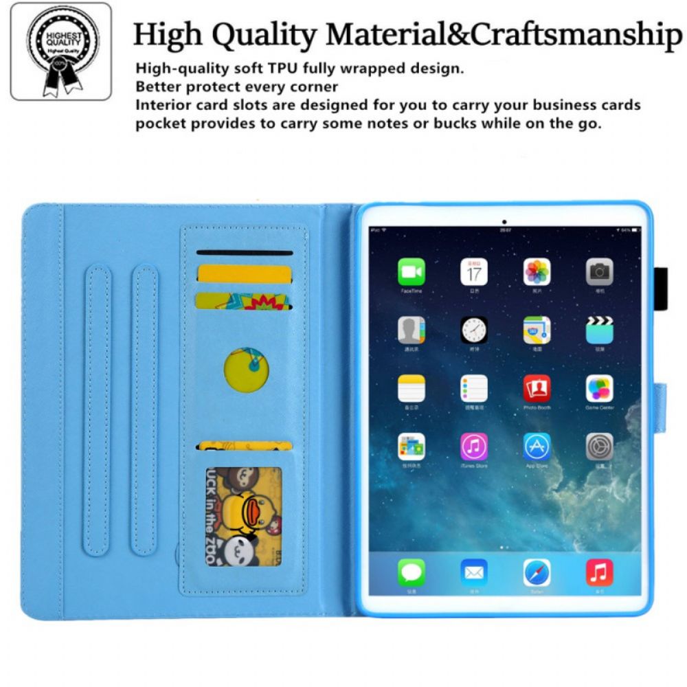 Flip Case voor iPad Mini 6 (2021) Abstracte Stijl