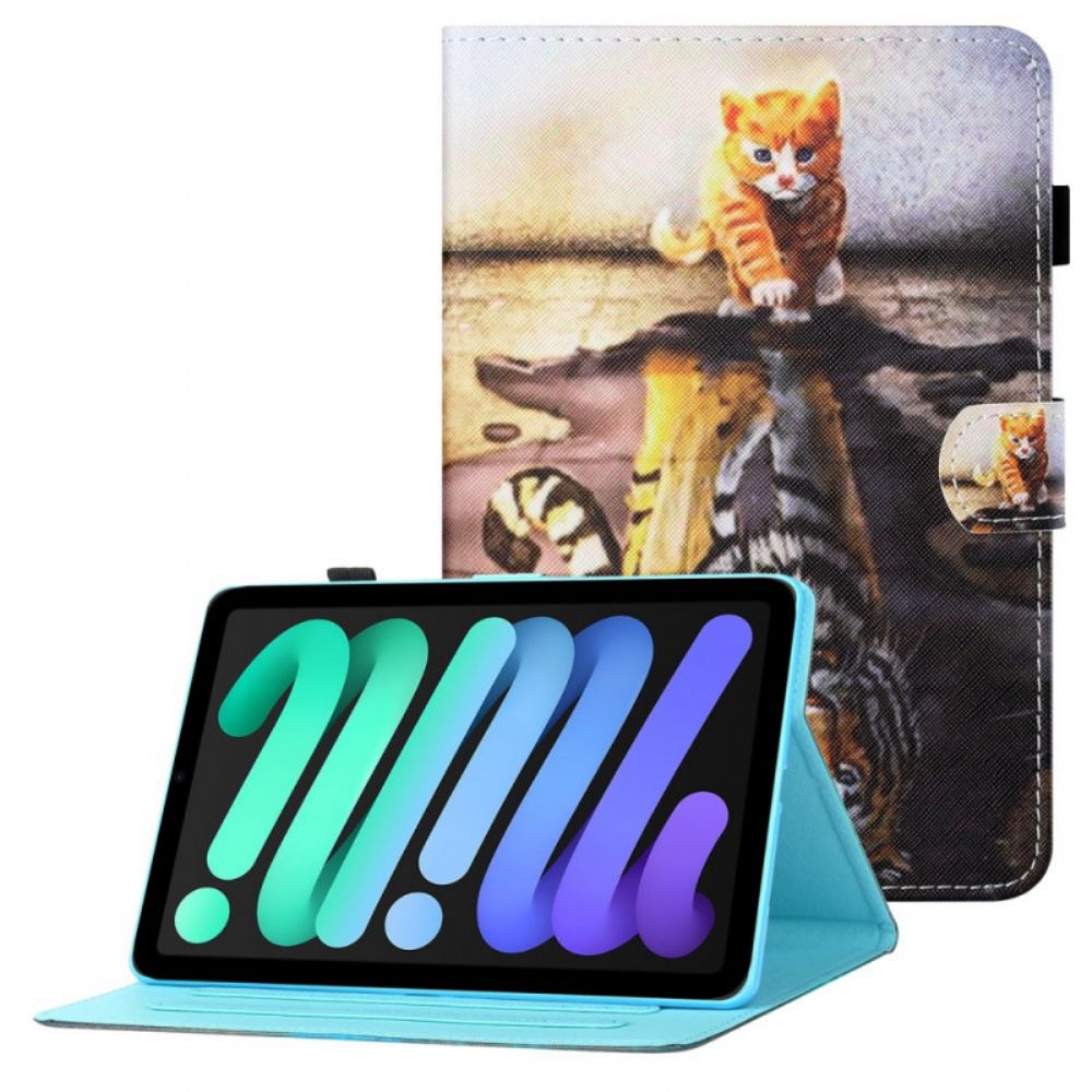 Flip Case voor iPad Mini 6 (2021) Kittenkunst