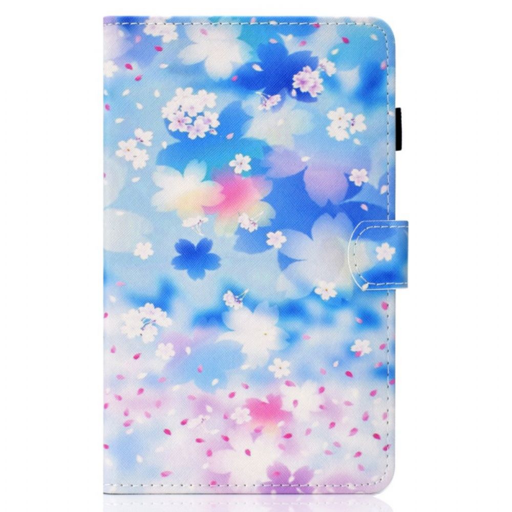 Folio-hoesje voor iPad Mini 6 (2021) Aquarel Bloemen