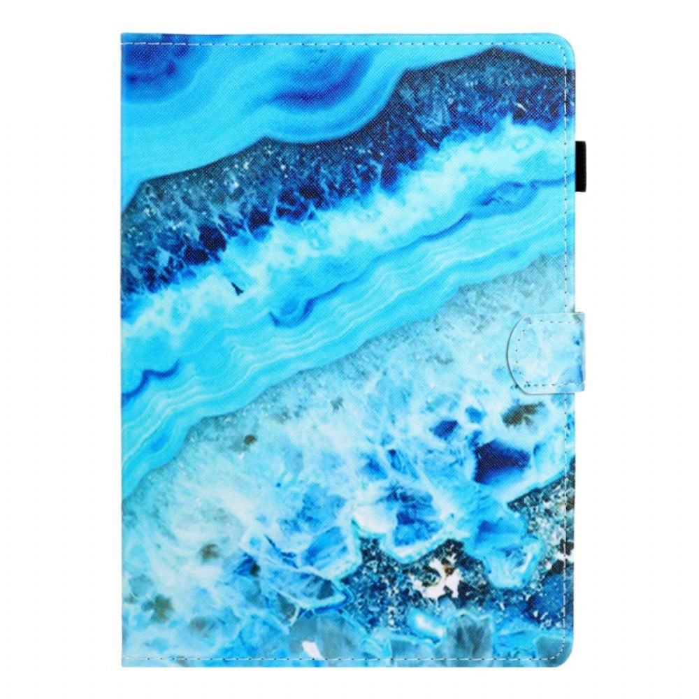 Folio-hoesje voor iPad Mini 6 (2021) Blauwe Steen