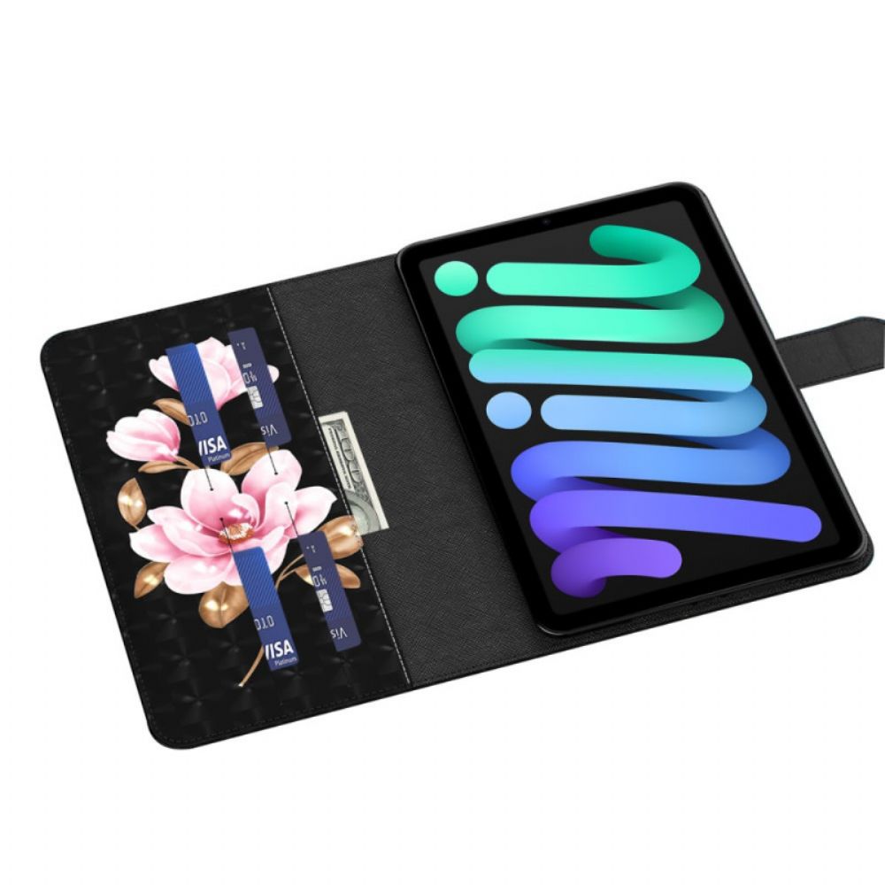 Folio-hoesje voor iPad Mini 6 (2021) Boom Bloemen