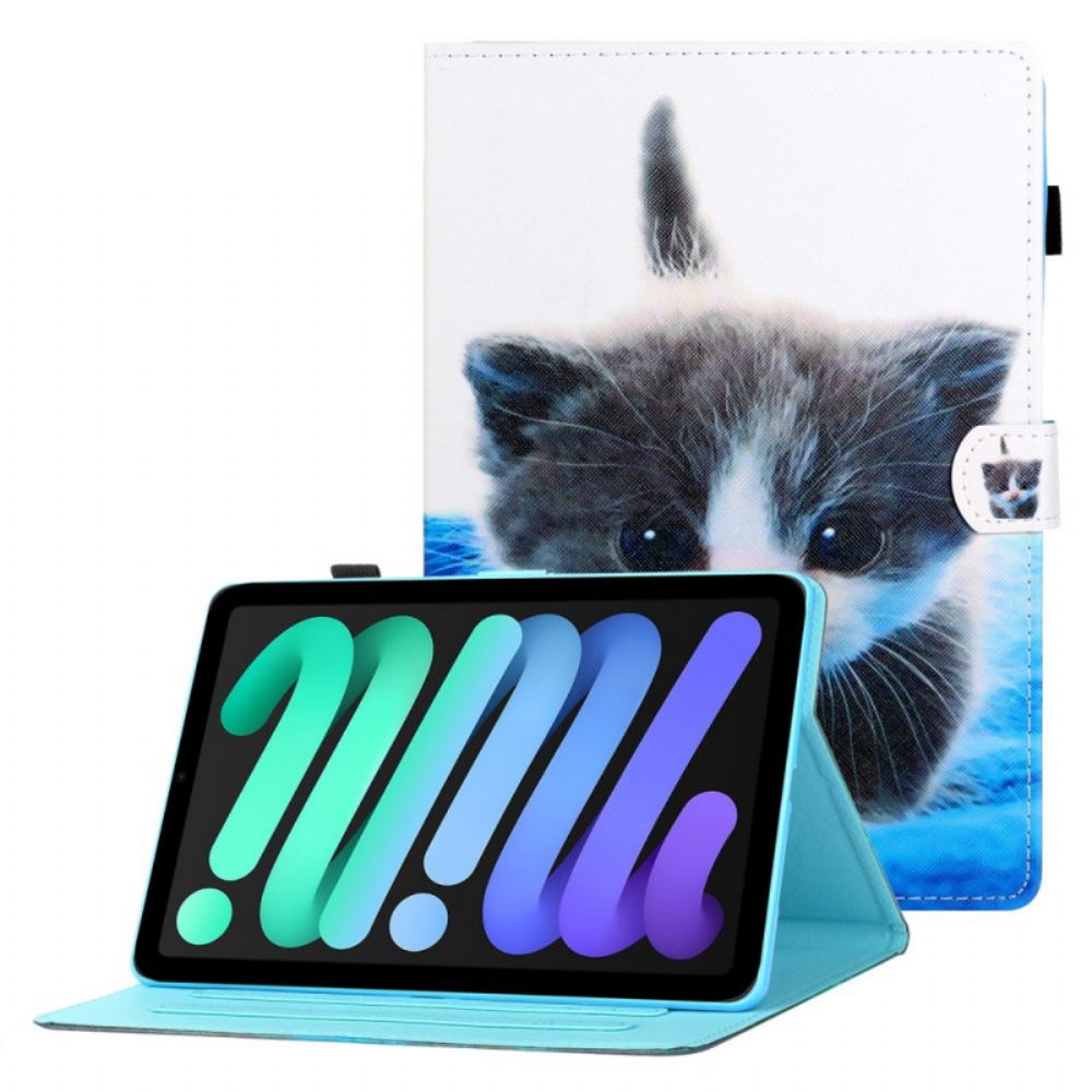 Folio-hoesje voor iPad Mini 6 (2021) Emotionele Kat