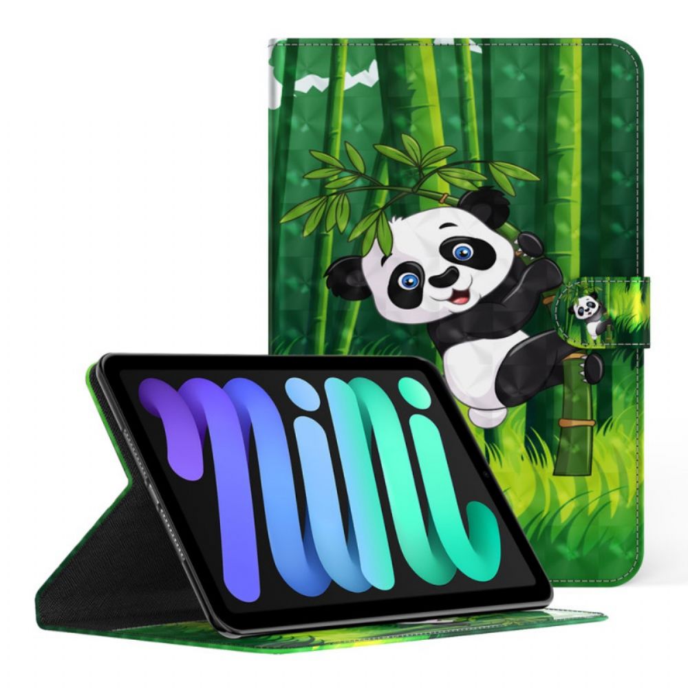 Folio-hoesje voor iPad Mini 6 (2021) Lichtvlek Panda