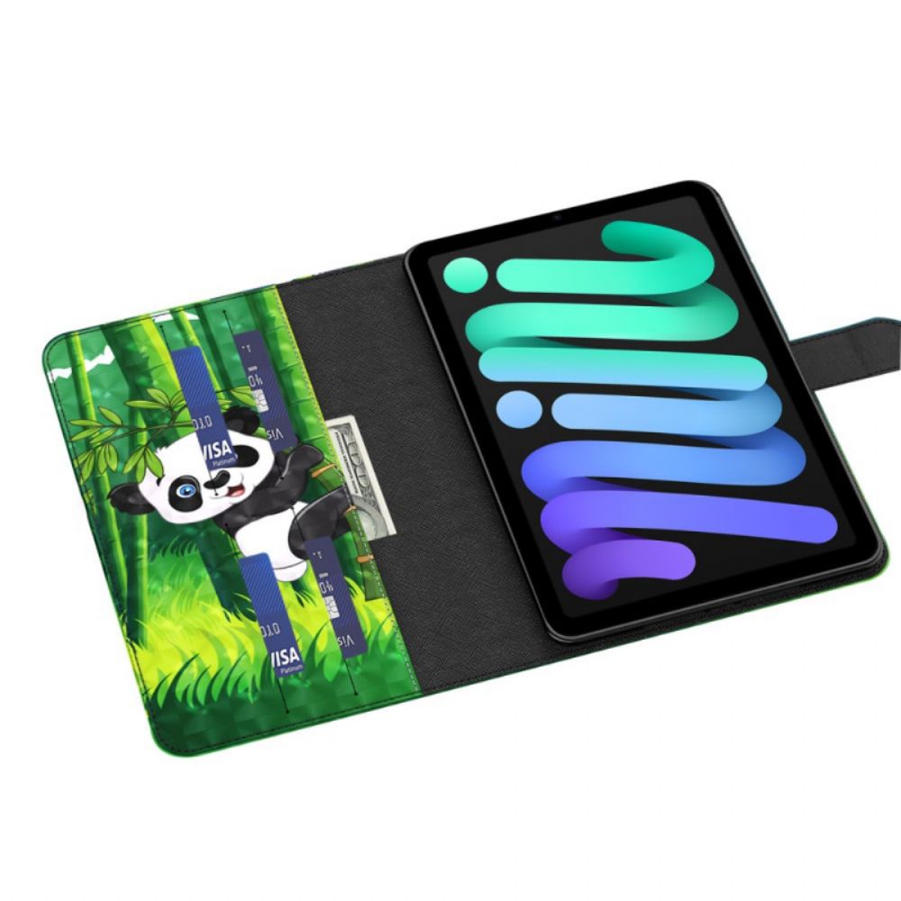 Folio-hoesje voor iPad Mini 6 (2021) Lichtvlek Panda