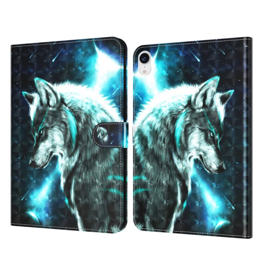 Folio-hoesje voor iPad Mini 6 (2021) Lichtvlek Wilde Wolf