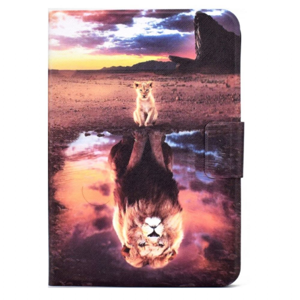 Folio-hoesje voor iPad Mini 6 (2021) Lion Cub Dream