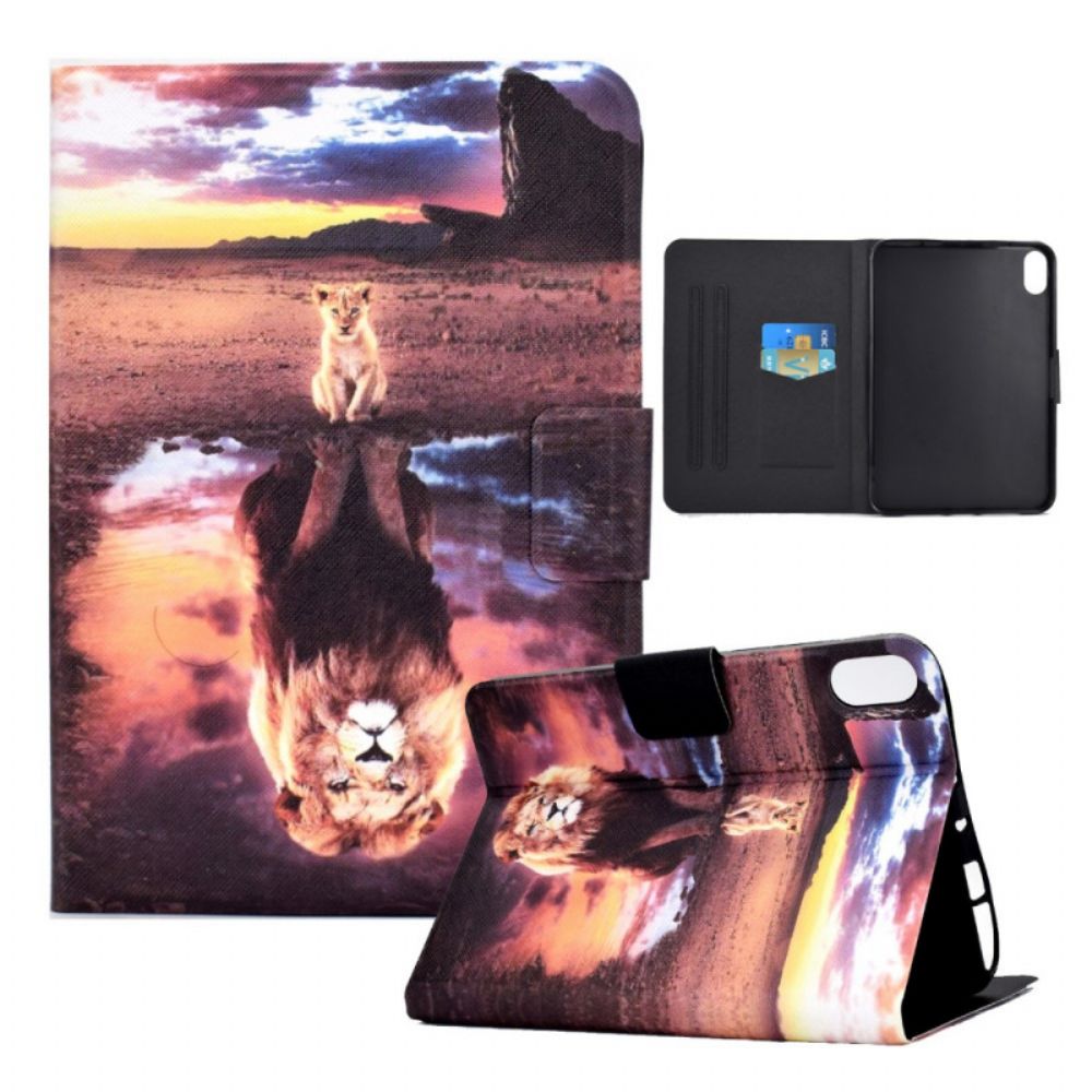 Folio-hoesje voor iPad Mini 6 (2021) Lion Cub Dream