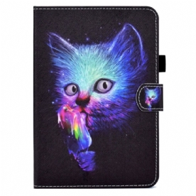 Folio-hoesje voor iPad Mini 6 (2021) Psycho Kat