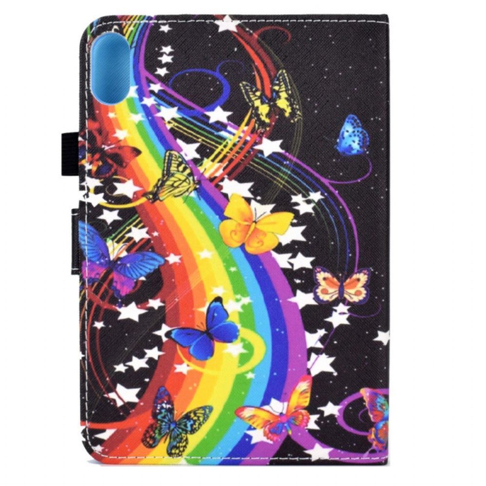 Folio-hoesje voor iPad Mini 6 (2021) Regenboogvlinders