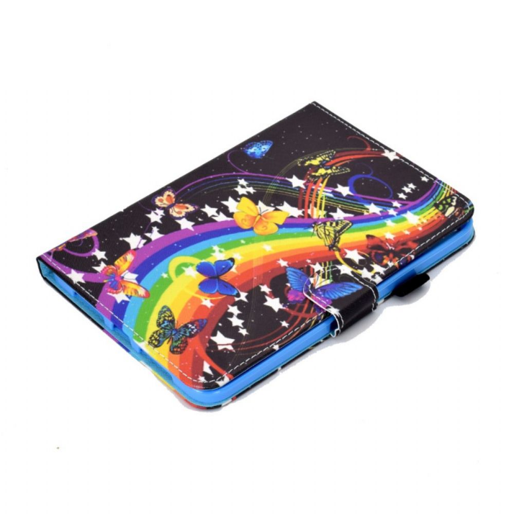 Folio-hoesje voor iPad Mini 6 (2021) Regenboogvlinders