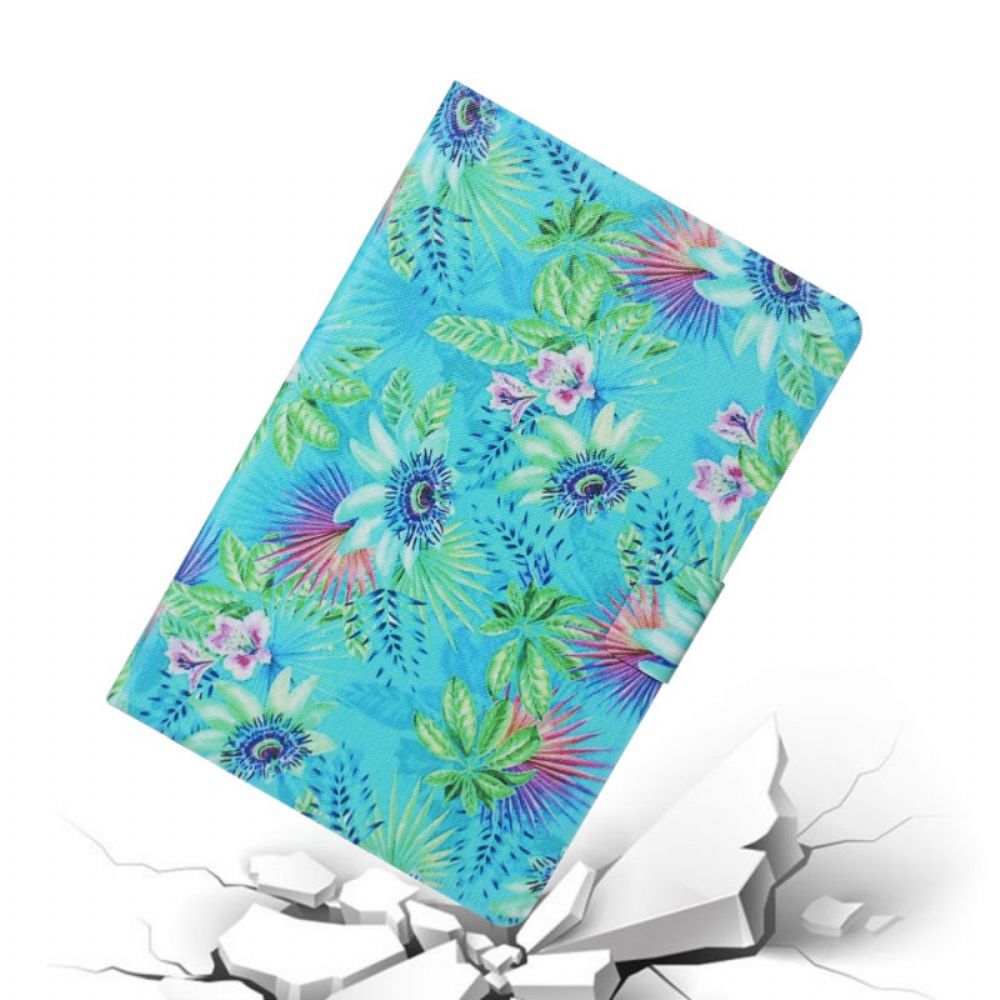 Leren Hoesje voor iPad Mini 6 (2021) Bloemen Universum