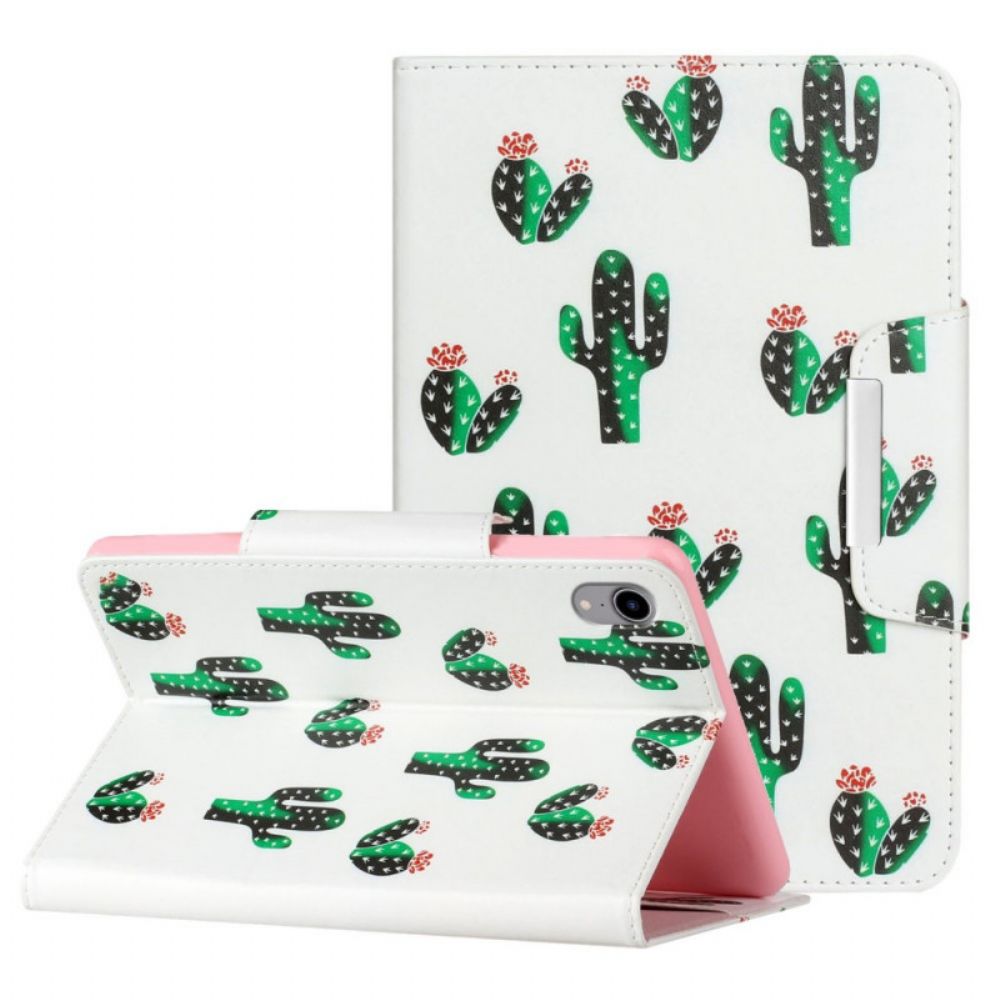 Leren Hoesje voor iPad Mini 6 (2021) Cactus