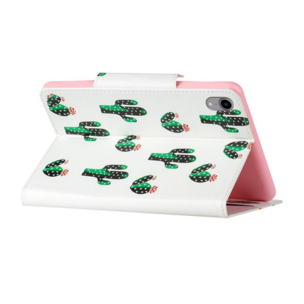 Leren Hoesje voor iPad Mini 6 (2021) Cactus