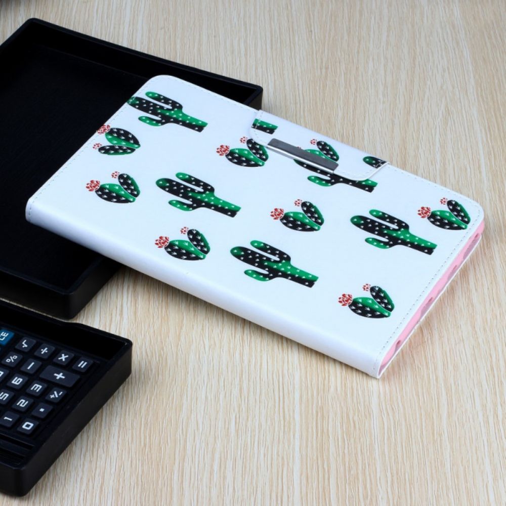 Leren Hoesje voor iPad Mini 6 (2021) Cactus