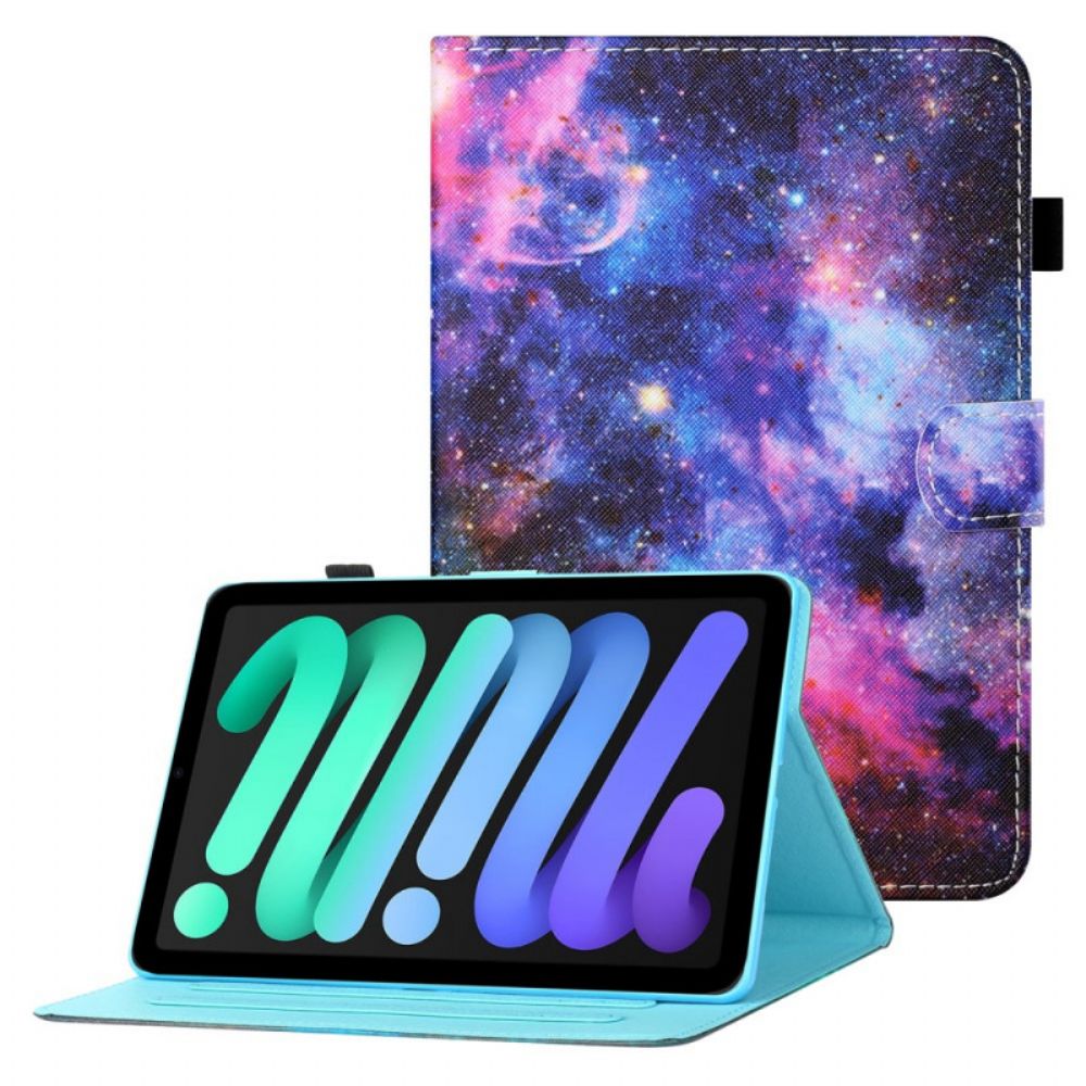 Leren Hoesje voor iPad Mini 6 (2021) Galaxy