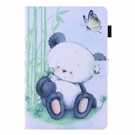 Leren Hoesje voor iPad Mini 6 (2021) Mooie Panda