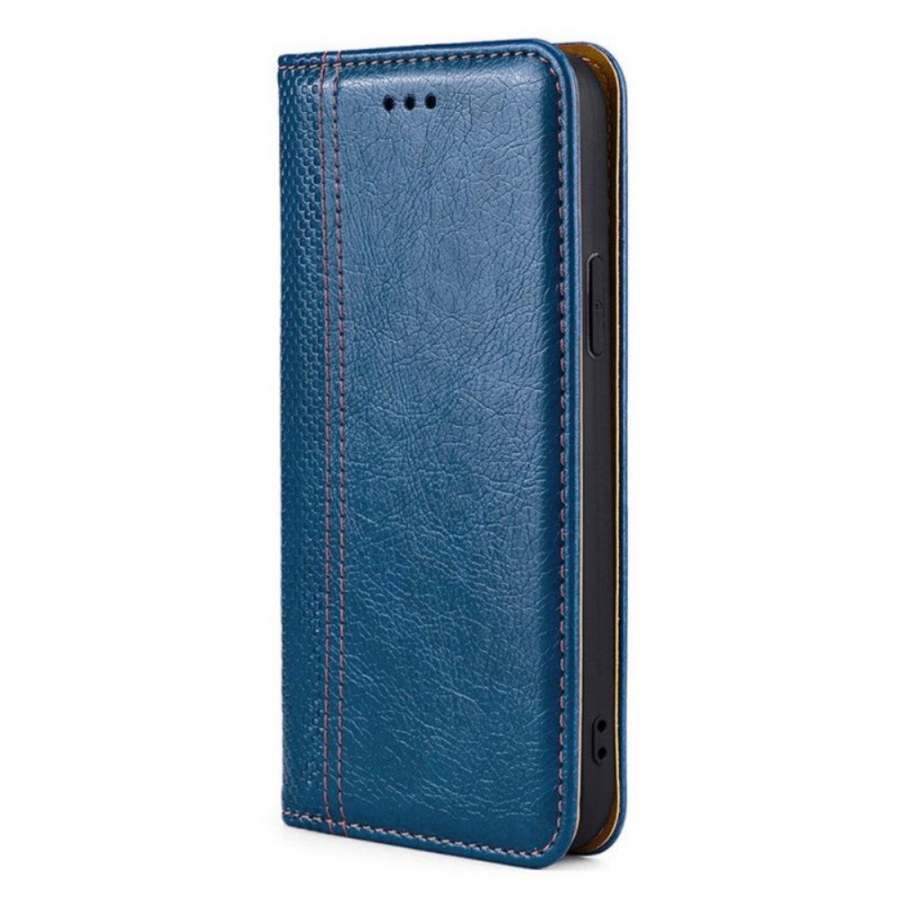 Bescherming Hoesje voor Xiaomi Redmi Note 11 Pro / 11 Pro 5G Folio-hoesje Getextureerd Leereffect