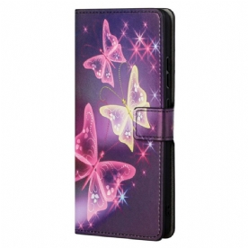 Folio-hoesje voor Xiaomi Redmi Note 11 Pro / 11 Pro 5G Vlinders En Bloemen