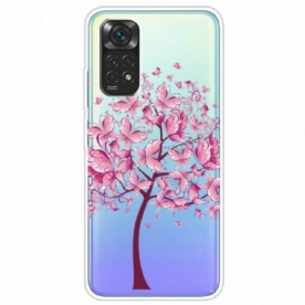 Hoesje voor Xiaomi Redmi Note 11 Pro / 11 Pro 5G Roze Boomtop