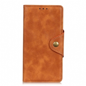 Leren Hoesje voor Xiaomi Redmi Note 11 Pro / 11 Pro 5G Knoop Van Imitatieleer