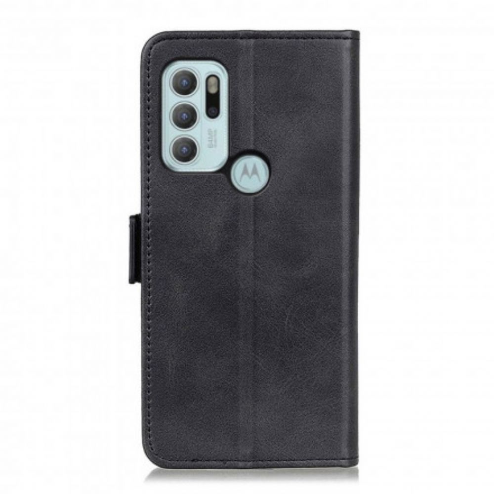 Folio-hoesje voor Moto G60S Dubbele Sluiting