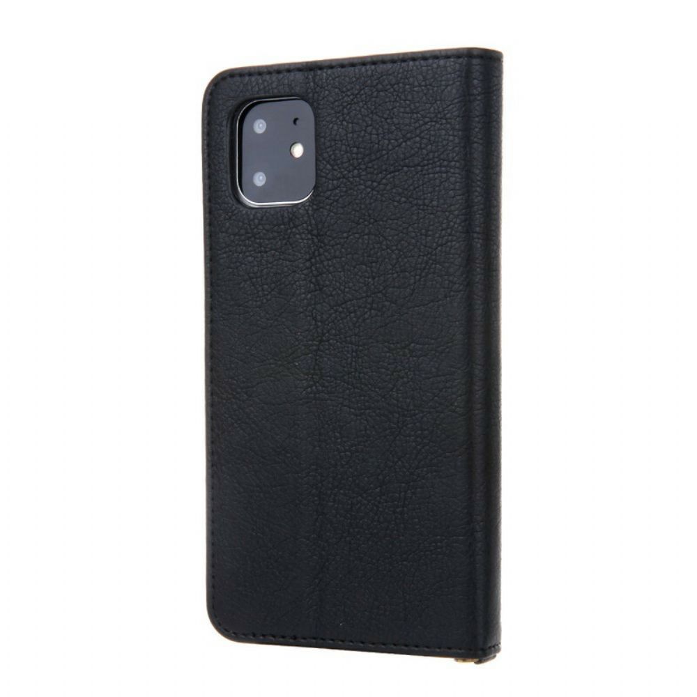 Bescherming Hoesje voor iPhone 11 Folio-hoesje Eerste Klas Lederen Stijl